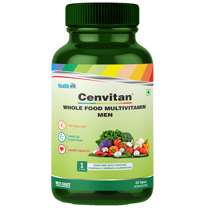 HealthVit Cenvitan Whole Food Multivitamin Men Tablet - Classic Derma