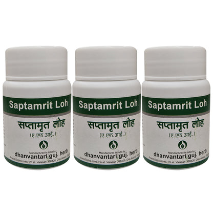 Dhanvantari Saptamrit Loh Tablets (60 Each) - Classic Derma