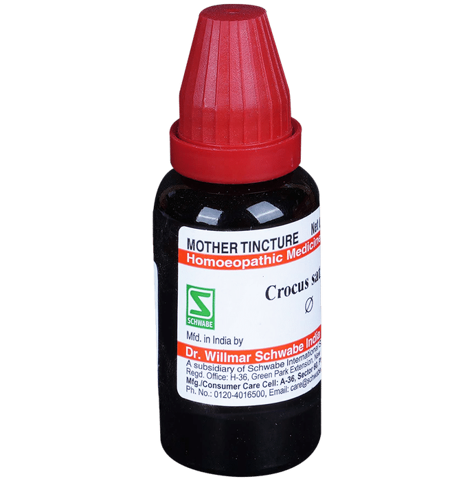 Dr Willmar Schwabe India Crocus Sativus Mother Tincture Q