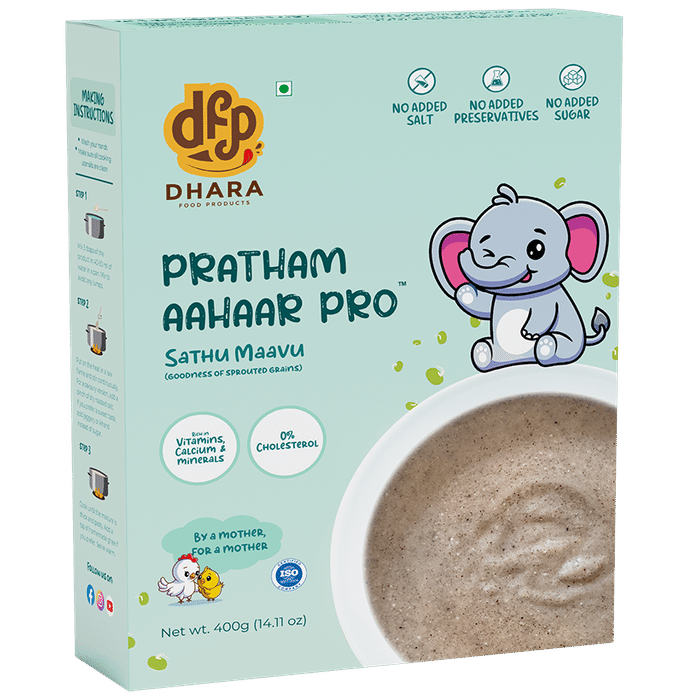 Dhara Food Products Pratham Aahaar Pro Sathu Mavu - Classic Derma