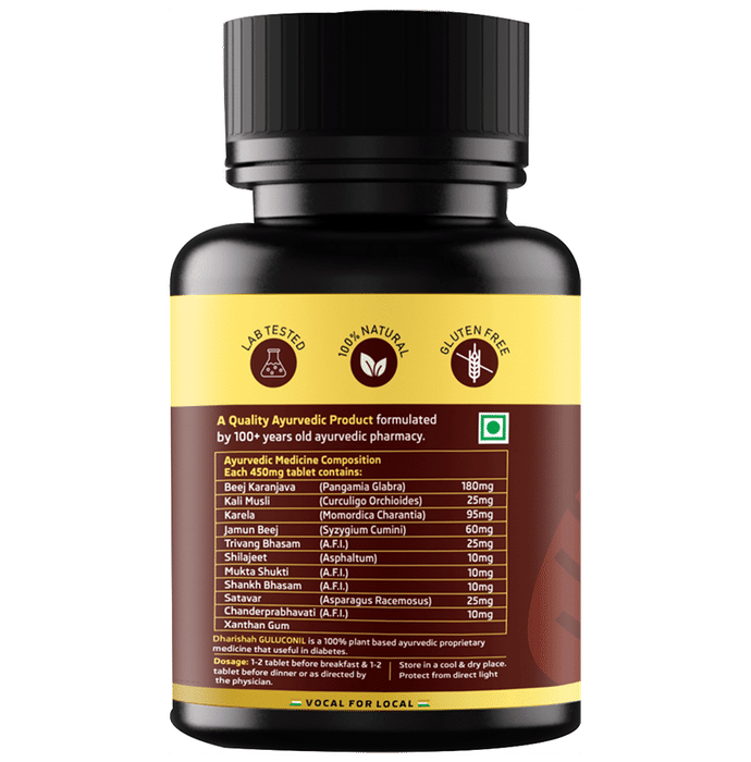 Dharishah Ayurveda Gluconil Tablet