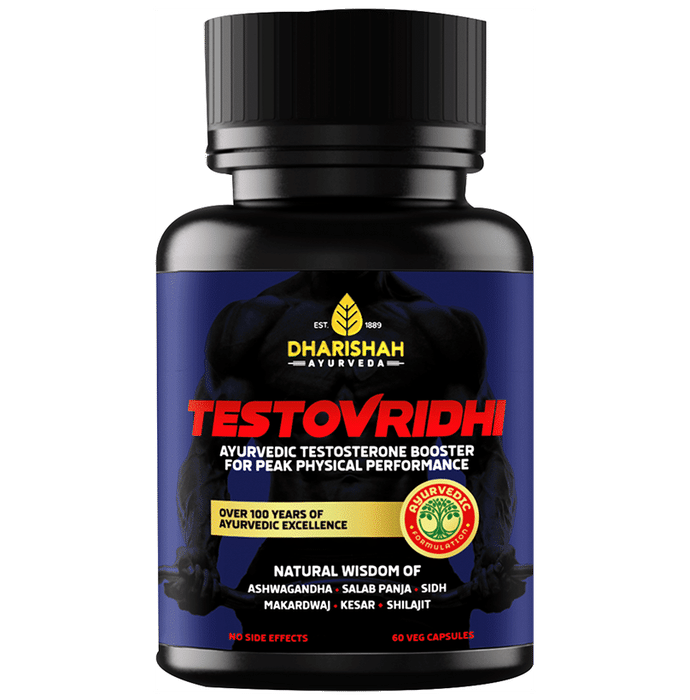 Dharishah Ayurveda Testovridhi Veg Capsule - Classic Derma