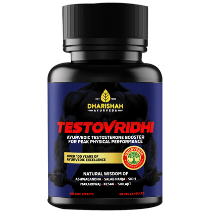 Dharishah Ayurveda Testovridhi Veg Capsule - Classic Derma