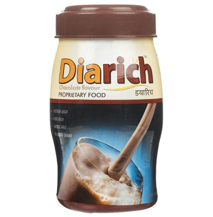 Diarich Protein Rich | No Added Sugar | Chocolate Powder - Classic Derma