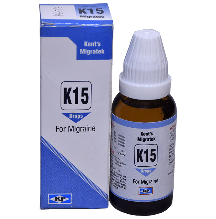 Kent's K15 Migraine Oral Drops - Classic Derma