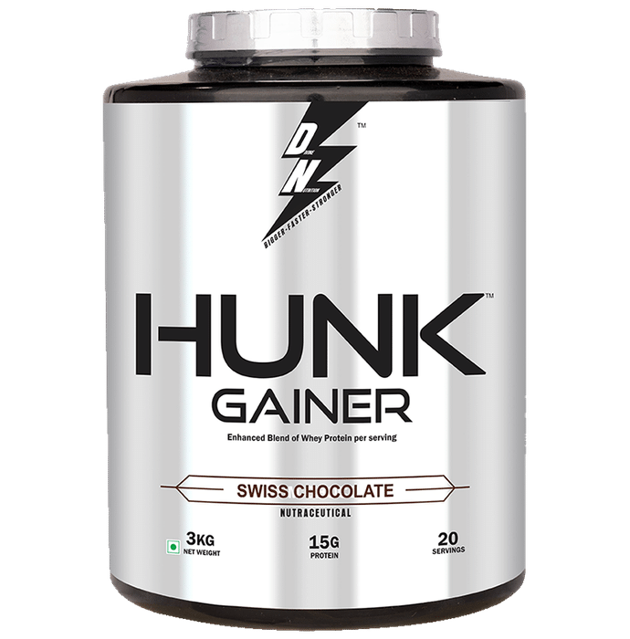 Divine Nutrition Hunk Gainer Swiss Chocolate - Classic Derma