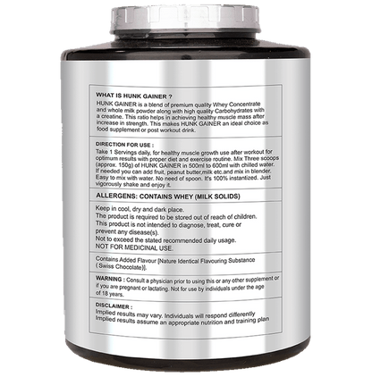 Divine Nutrition Hunk Gainer Swiss Chocolate