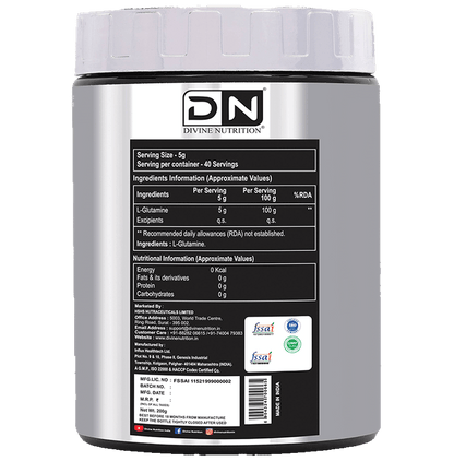 Divine Nutrition L-Glutamine Powder