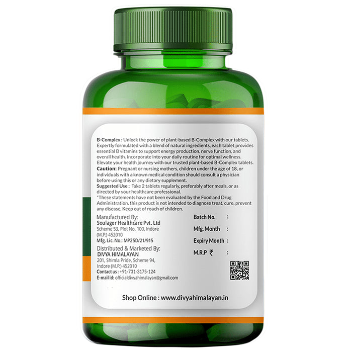 Buy Divya Himalayan B-Complex Tablet Online | Classic Derma – Classic ...