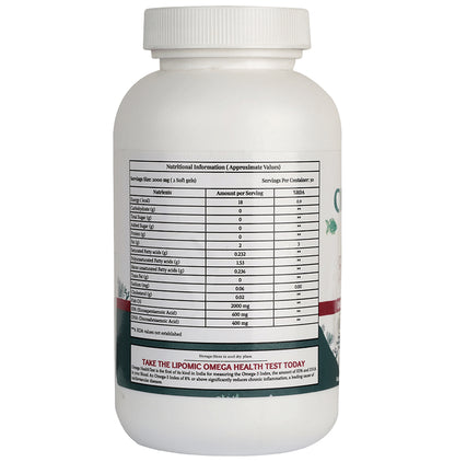 Lipomic Healthcare Omega 3 Fish Oil Softgel