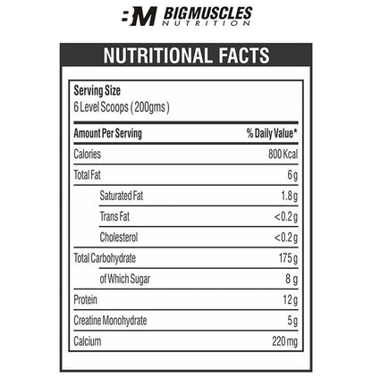 Big Muscles Quick Mass Chocolate Malt