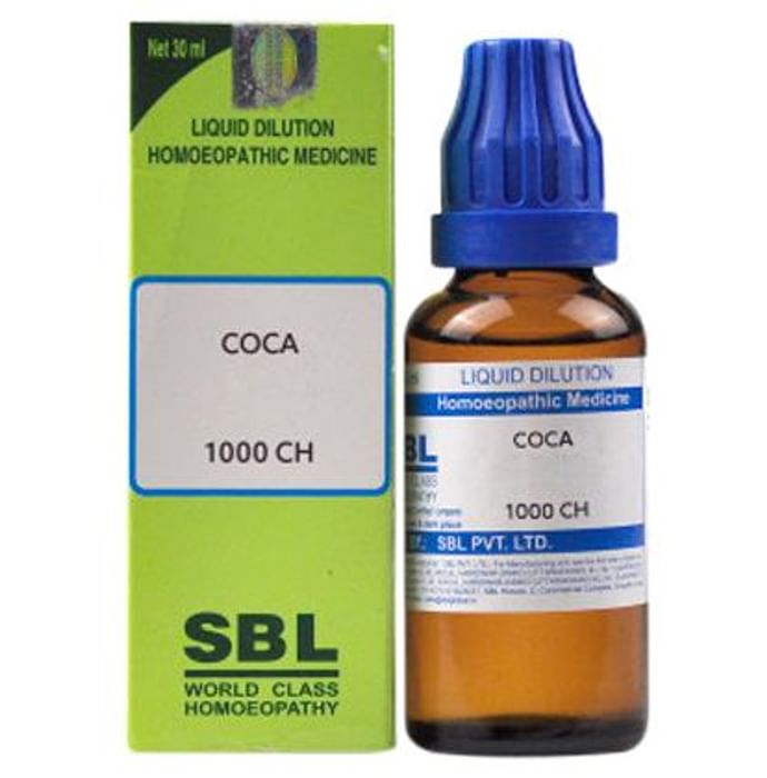 SBL Coca Dilution Homeopathic Medicine 1000 CH - Classic Derma
