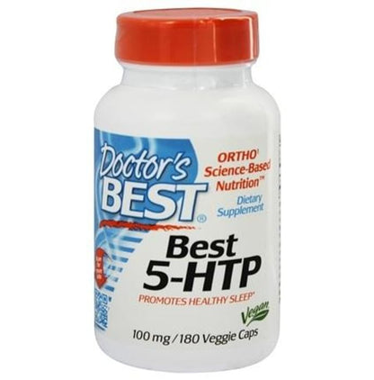 Doctor's Best 5-HTP 100mg Veggie Capsule | Promotes Healthy Sleep - Classic Derma