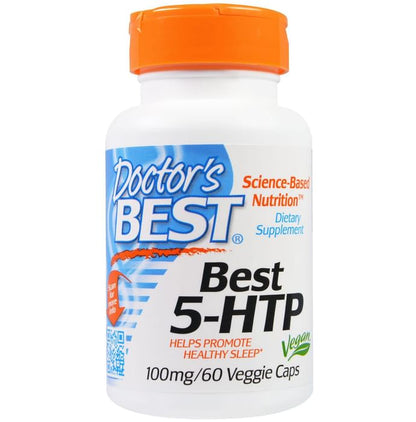 Doctor's Best 5-HTP 100mg Veggie Capsule | Promotes Healthy Sleep - Classic Derma