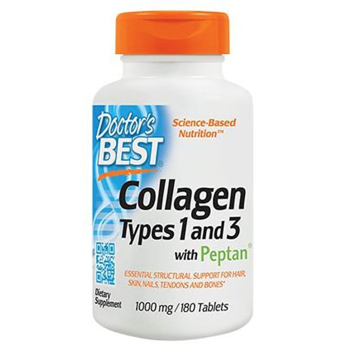 Doctor's Best Collagen Types 1 and 3 1000mg Tablet with Peptan - Classic Derma