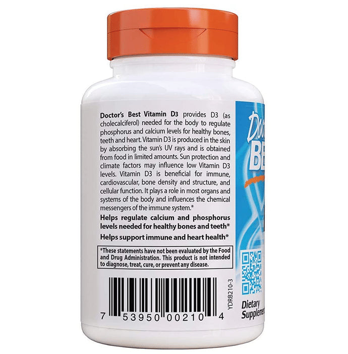 Doctor's Best Vitamin D3 2000IU Softgel