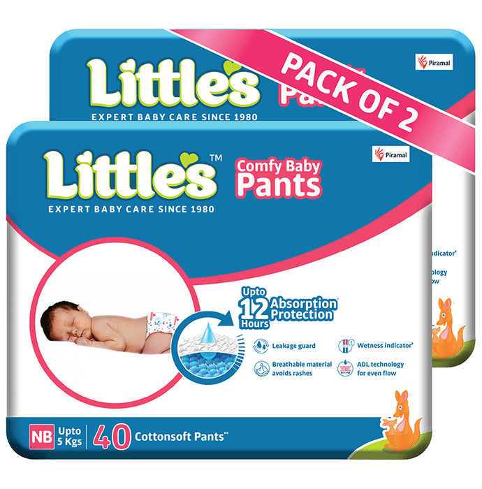 Little's Comfy Baby Pants (40 Each) - Classic Derma