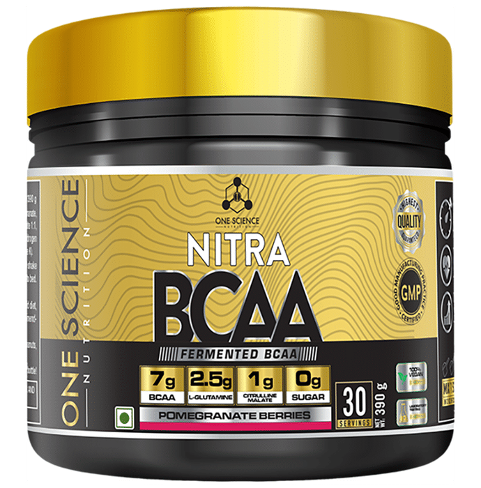 One Science Nutrition Nitra Fermented BCAA Powder Pomegranate Berries - Classic Derma
