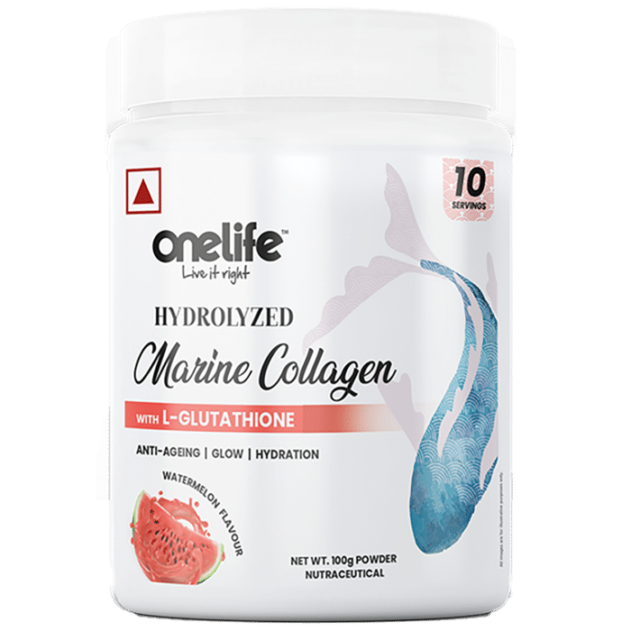 OneLife Hydrolyzed Marine Collagen Powder Watermelon - Classic Derma