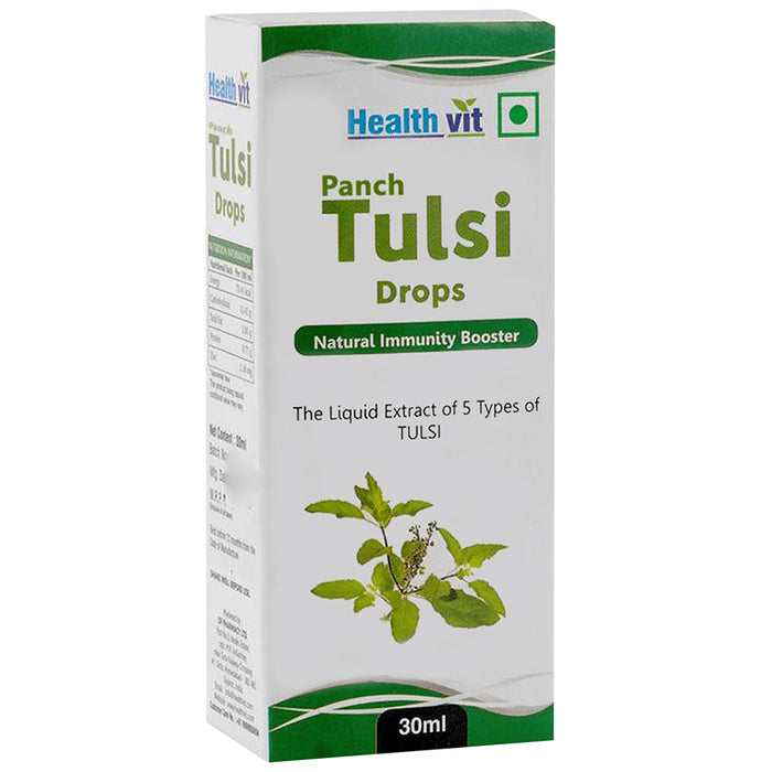 HealthVit Tulsi Drops - Classic Derma
