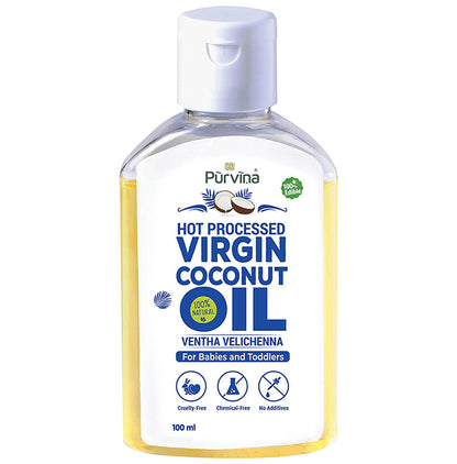Purvina 100% Natural Hot Processed Virgin Coconut Oil - Classic Derma