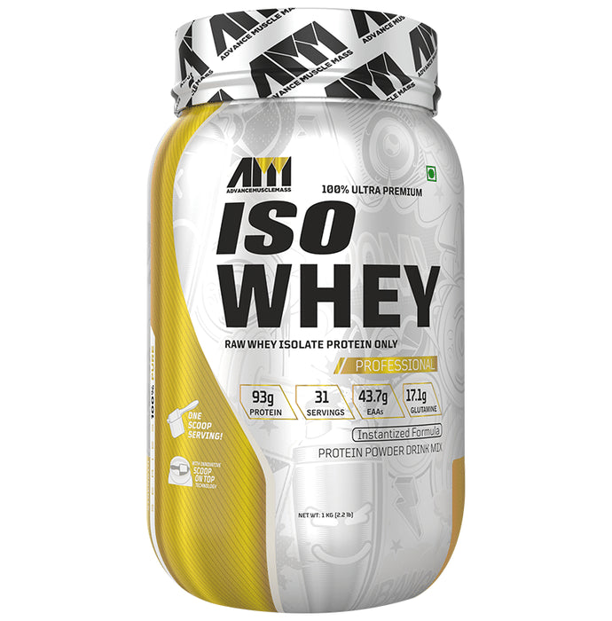 Advance MuscleMass 100% Ultra Premium Iso-Whey Powder - Classic Derma