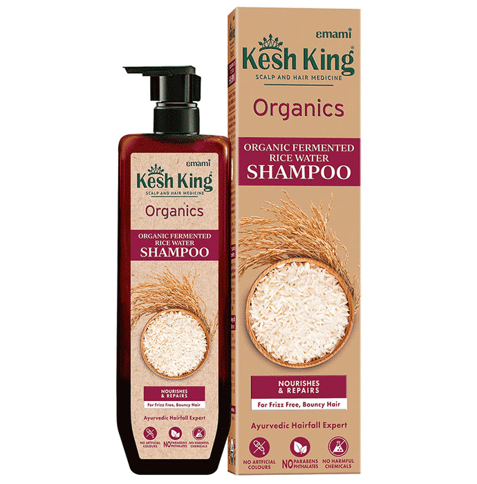 Kesh King Organics Organic Fermented Rice Water Shampoo - Classic Derma