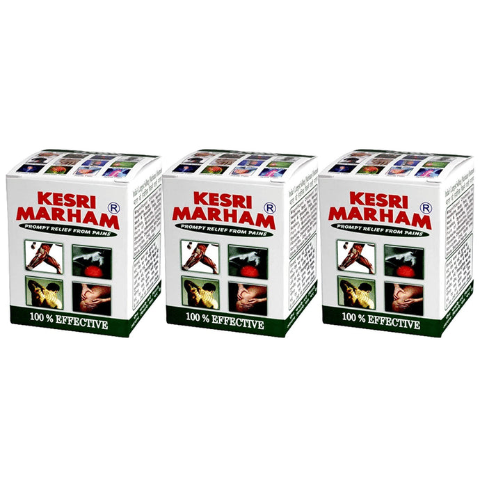 Kesri Marham Prompt Relief from Pain Balm (100gm Each) - Classic Derma