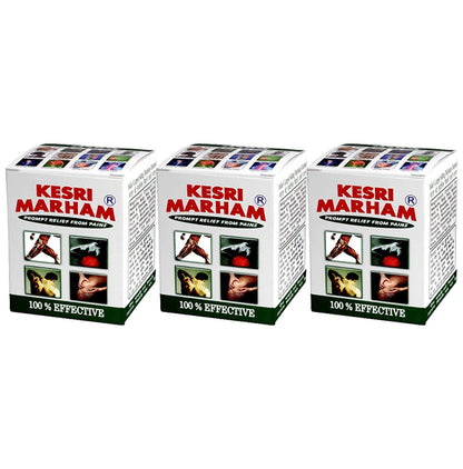 Kesri Marham Prompt Relief from Pain Balm (100gm Each) - Classic Derma