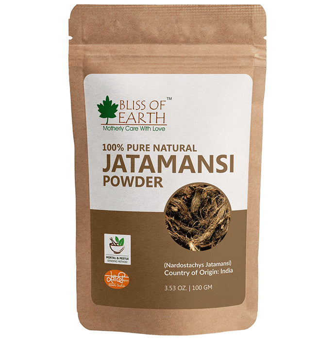 Bliss of Earth 100% Pure Natural Jatamansi Powder - Classic Derma