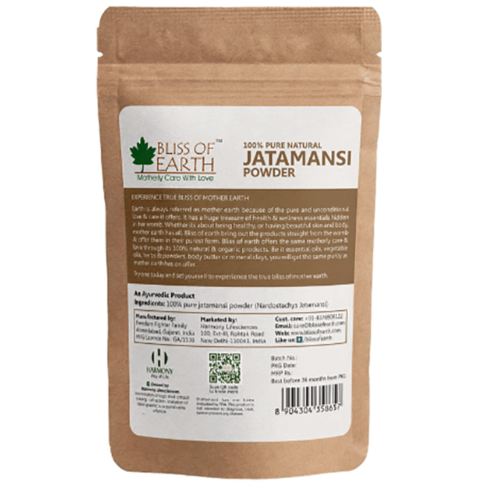 Bliss of Earth 100% Pure Natural Jatamansi Powder
