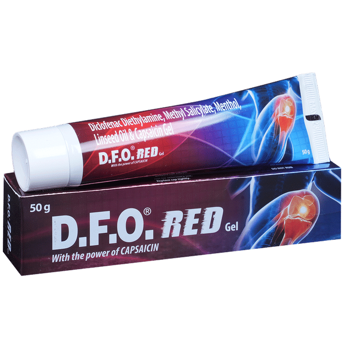 D.F.O. Red Pain Relief Gel with Capsaicin - Classic Derma
