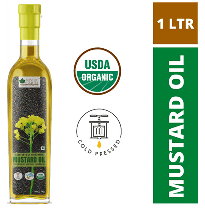 Bliss of Earth Certified Organic Mustard Oil
