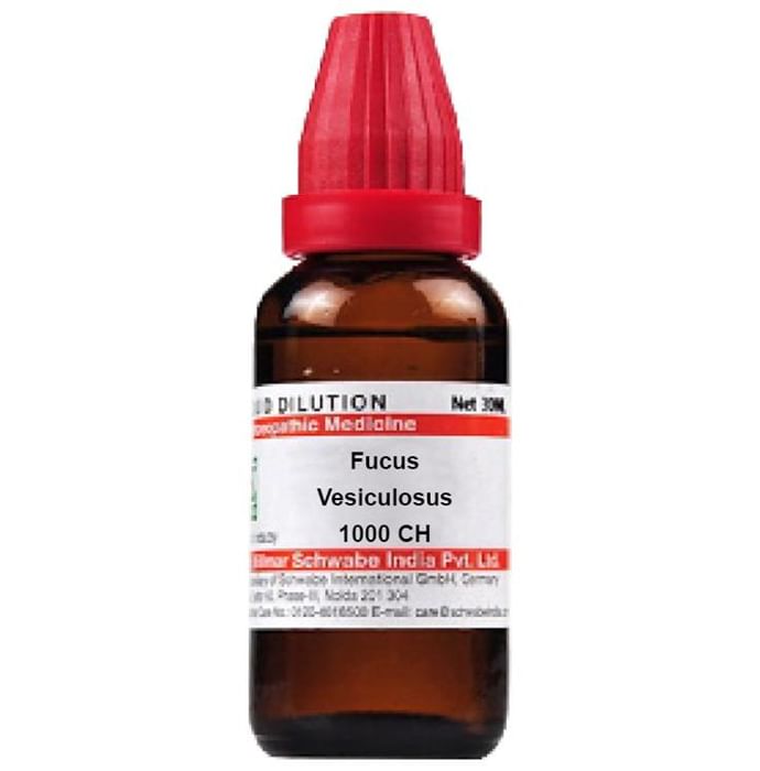 Dr Willmar Schwabe India Fucus Vesiculosus Dilution 1000 CH - Classic Derma