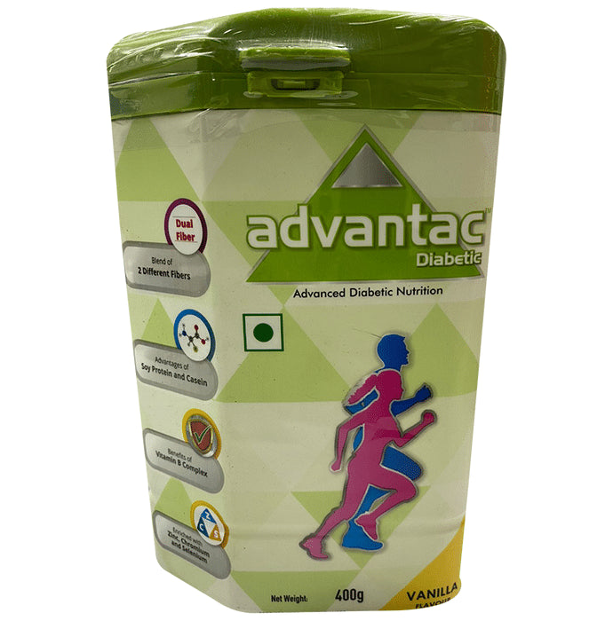 Advantac Diabetic Advanced Diabetic Nutrition Powder Vanilla - Classic Derma
