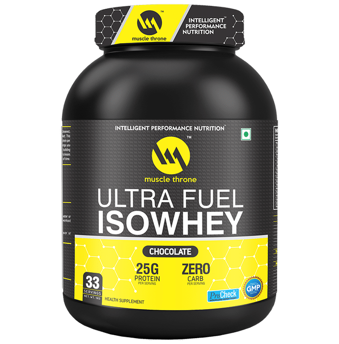 Muscle Throne Ultra Fuel Iso Whey Powder Chocolate - Classic Derma