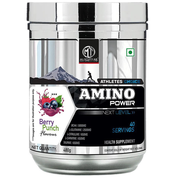 Muscle Trail Athletes Choice Amino Power Berry Punch - Classic Derma