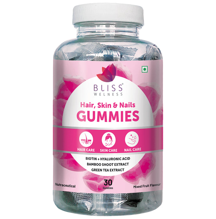 Bliss Welness Hair Skin & Nails Gummy - Classic Derma