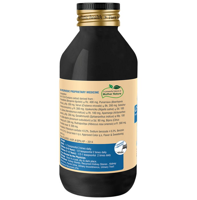 Solace Holistics Crystacure Kidney Stone Remover Syrup Sugar Free