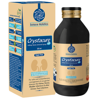 Solace Holistics Crystacure Kidney Stone Remover Syrup Sugar Free