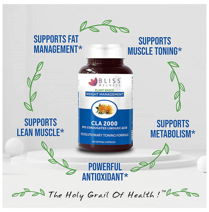 Bliss Welness Plant Based Weight Management Softgel Capsule