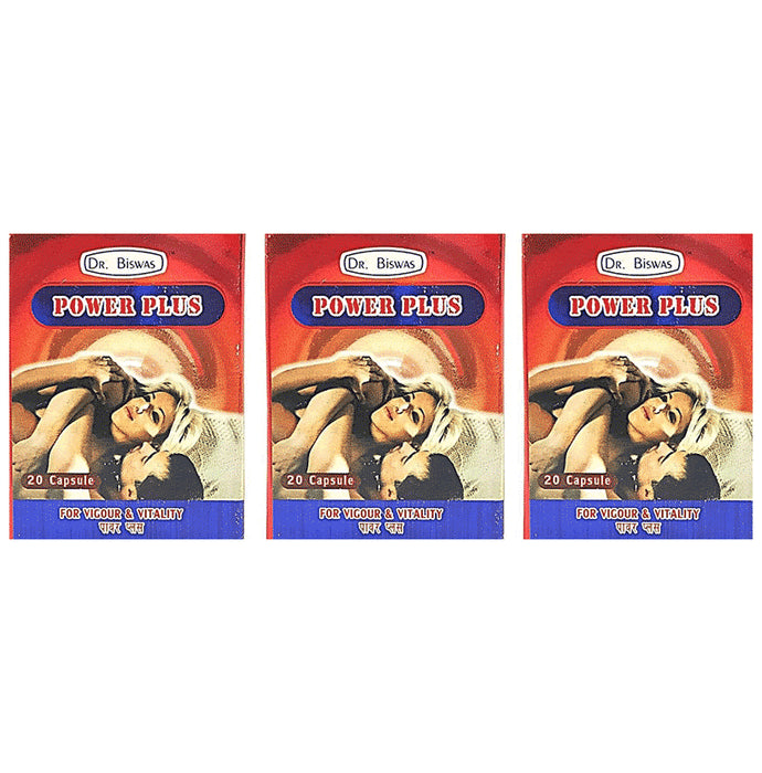 Dr. Biswas Power Plus (20 Capsule Each) - Classic Derma