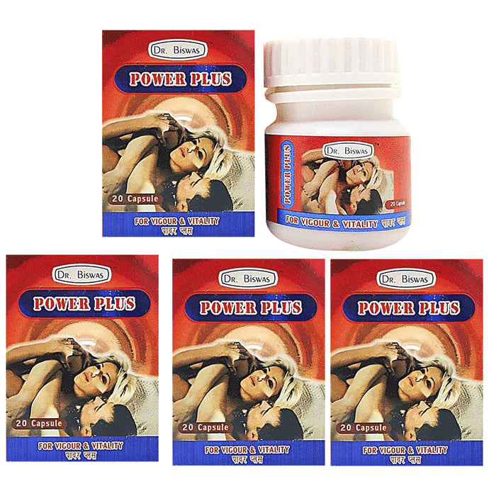 Dr. Biswas Power Plus (20 Capsule Each) - Classic Derma