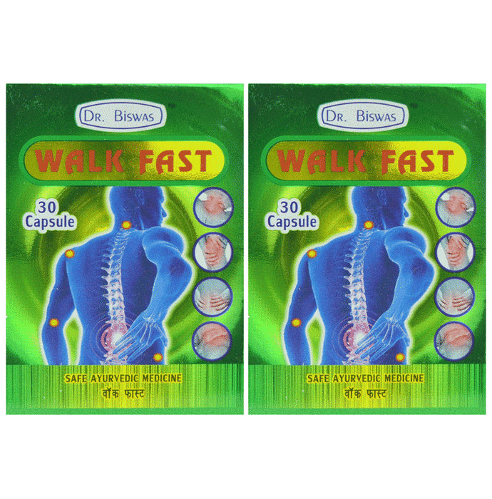 Dr. Biswas Walk Fast (30 Capsule Each) - Classic Derma