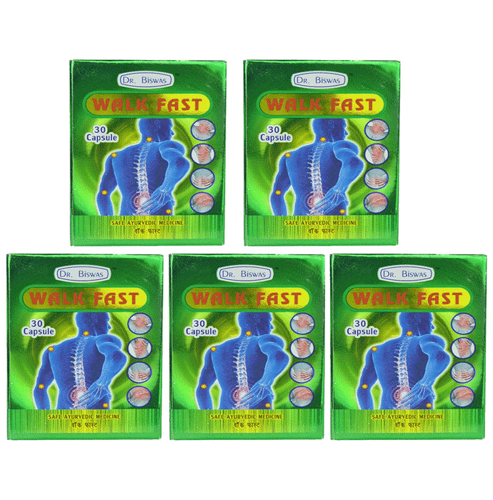 Dr. Biswas Walk Fast (30 Capsule Each) - Classic Derma