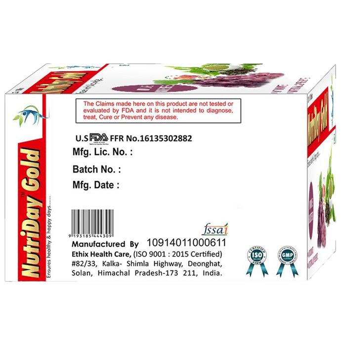 Dr. Ethix NutriDay Gold (10 Each)