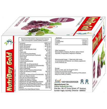 Dr. Ethix NutriDay Gold (10 Each)