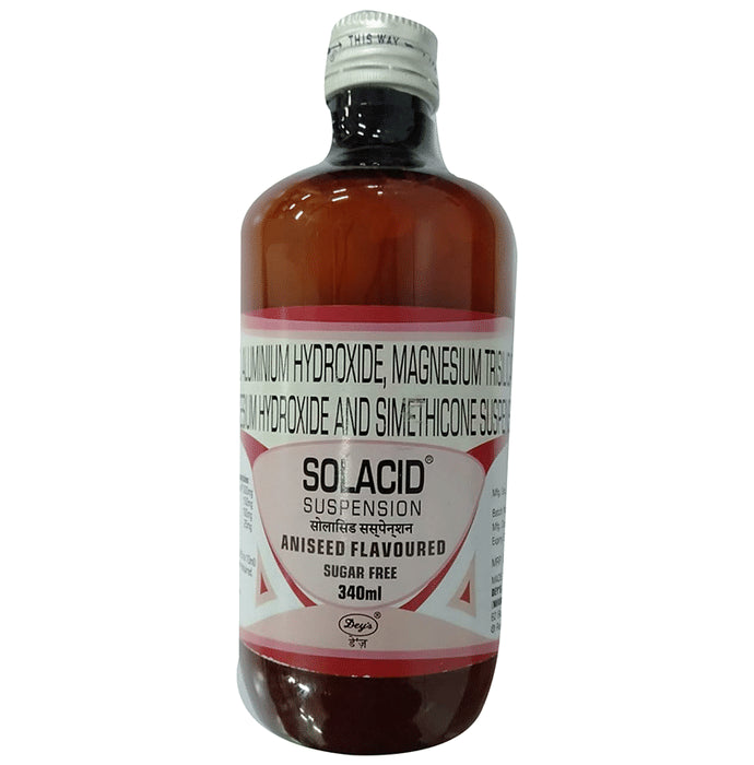 Solacid Aniseed Sugar Free Oral Suspension - Classic Derma