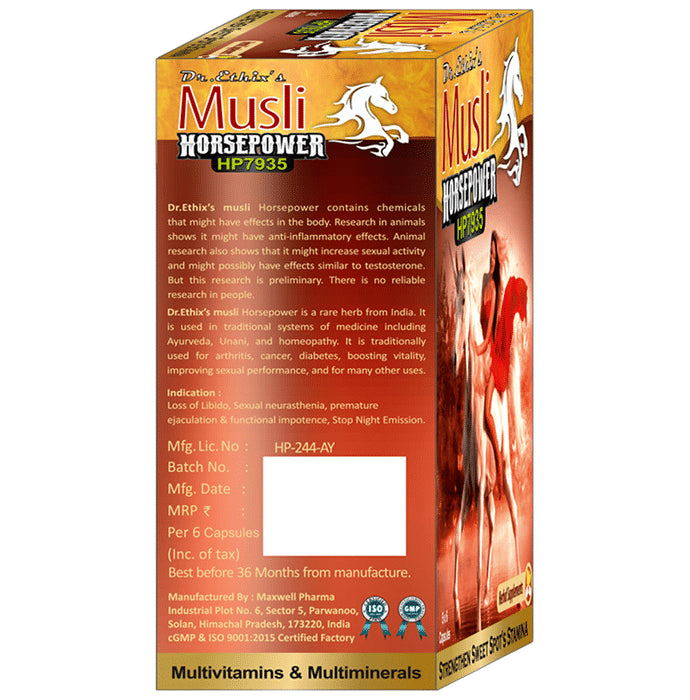 Dr. Ethix's Musli Horsepower HP 7935 Capsule