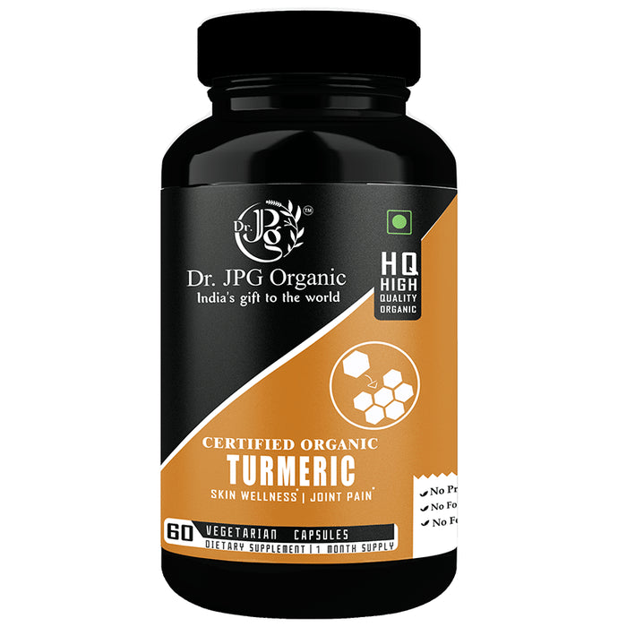 Dr. JPG Organic Turmeric Vegetarian Capsule - Classic Derma